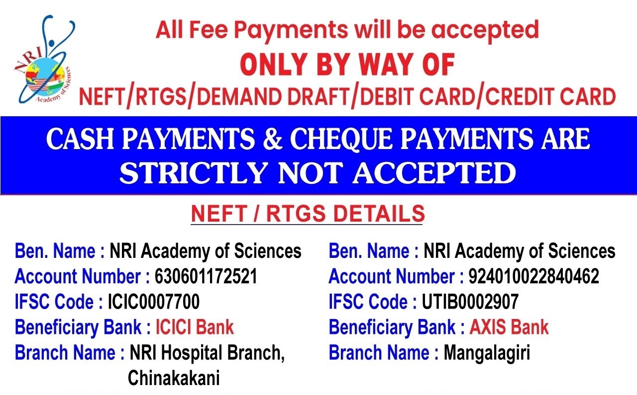 Bank Details,NRIAS